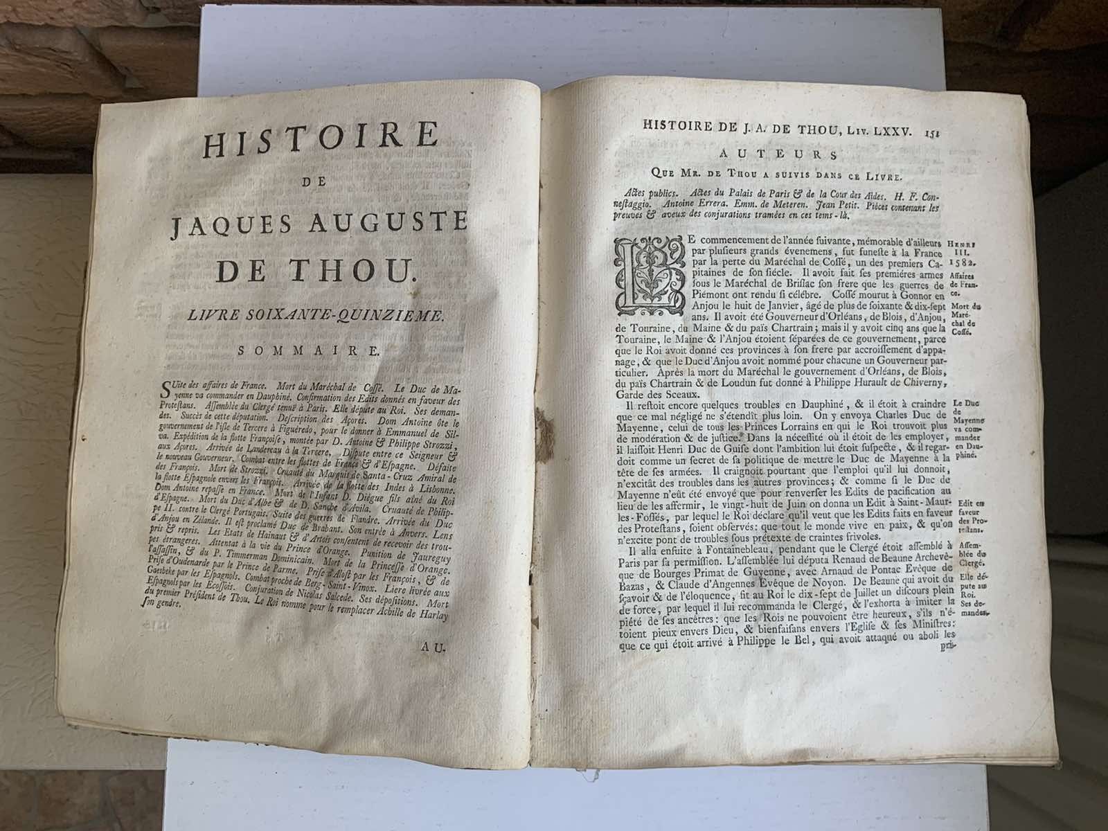 Книга Жак-Огюст Де Ту,Універсальна історія. 1711 рік.
