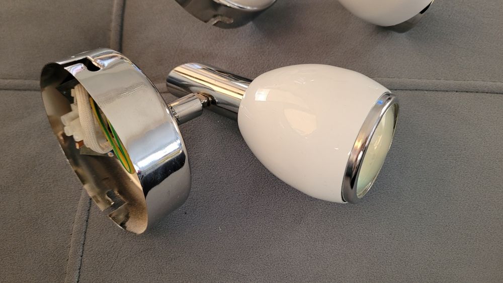 Reflektorek ścienny Colors Biały. 2 sztuki.