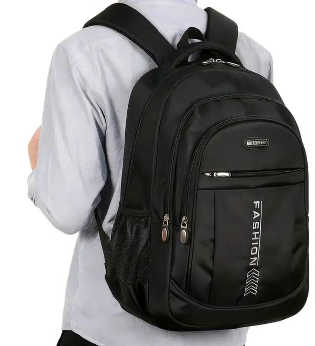 Plecak czarny o dużej pojemności