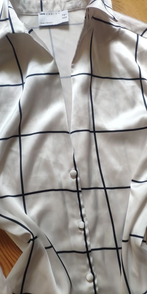 Sukienka koszulowa koszula oversize ASOS design casual elegancka basic