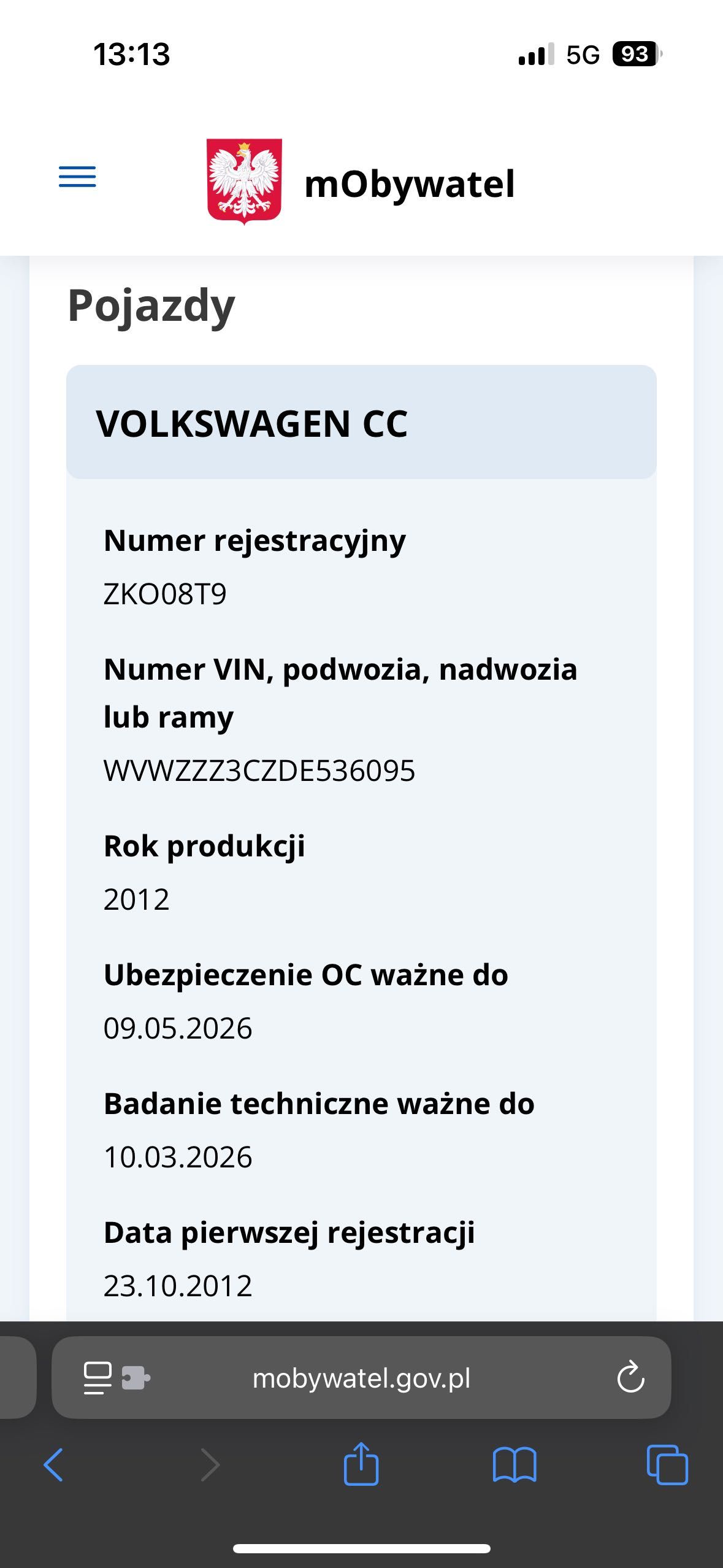 Volkswagen CC 2012