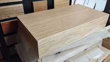 Półka drewniana z dębu lakierowana - wyprzedaż prototypów