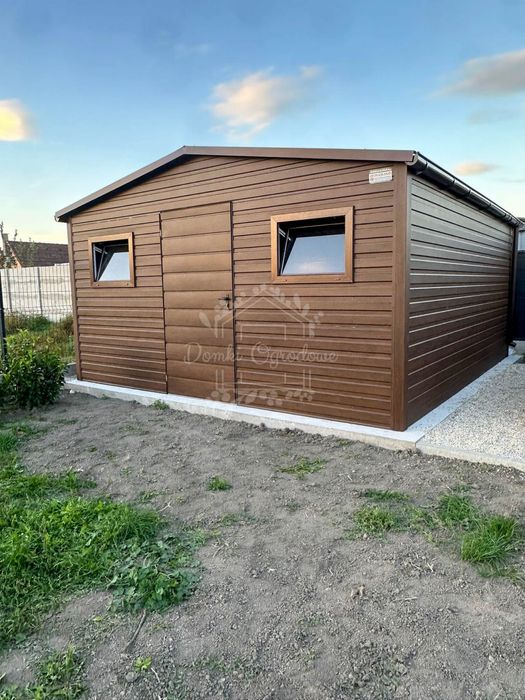 Domek Ogrodowy 5x4m 2x okno  Rynny  Dach Dwuspad  ID690