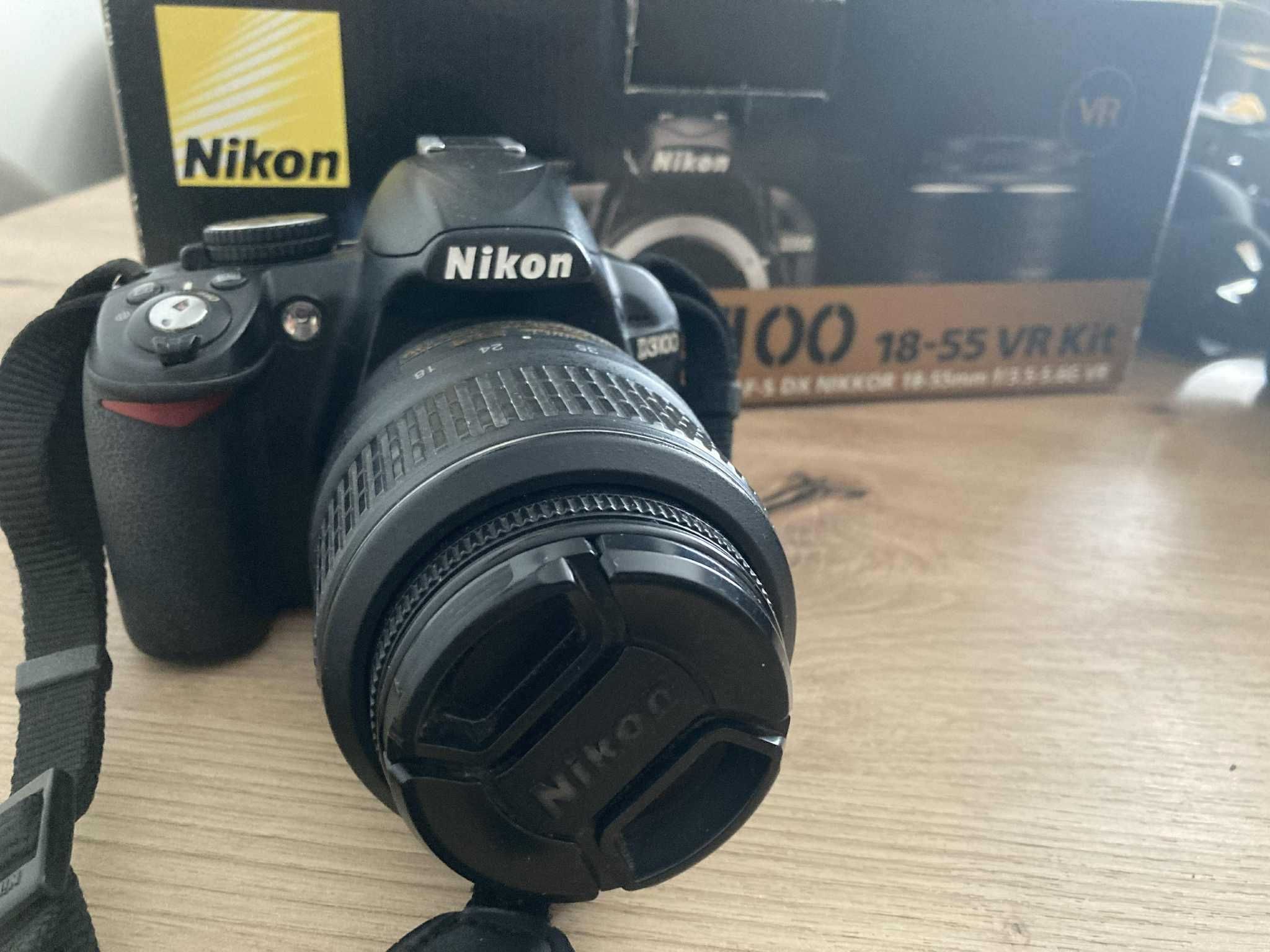 Nikon D3100 - cały zestaw - 100% sprawny - idealny