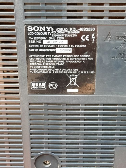 Telewizor Sony KDL-46S2530