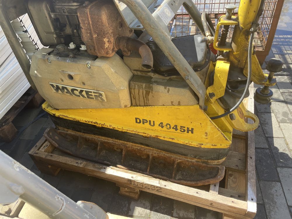 Zagęszczarka DPU 4045 H wacker Neuson płyta wtrysk wibrator osłona