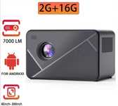 Projetor led 7000 lumens + Android  + keystone 4D + Focus eletrônico