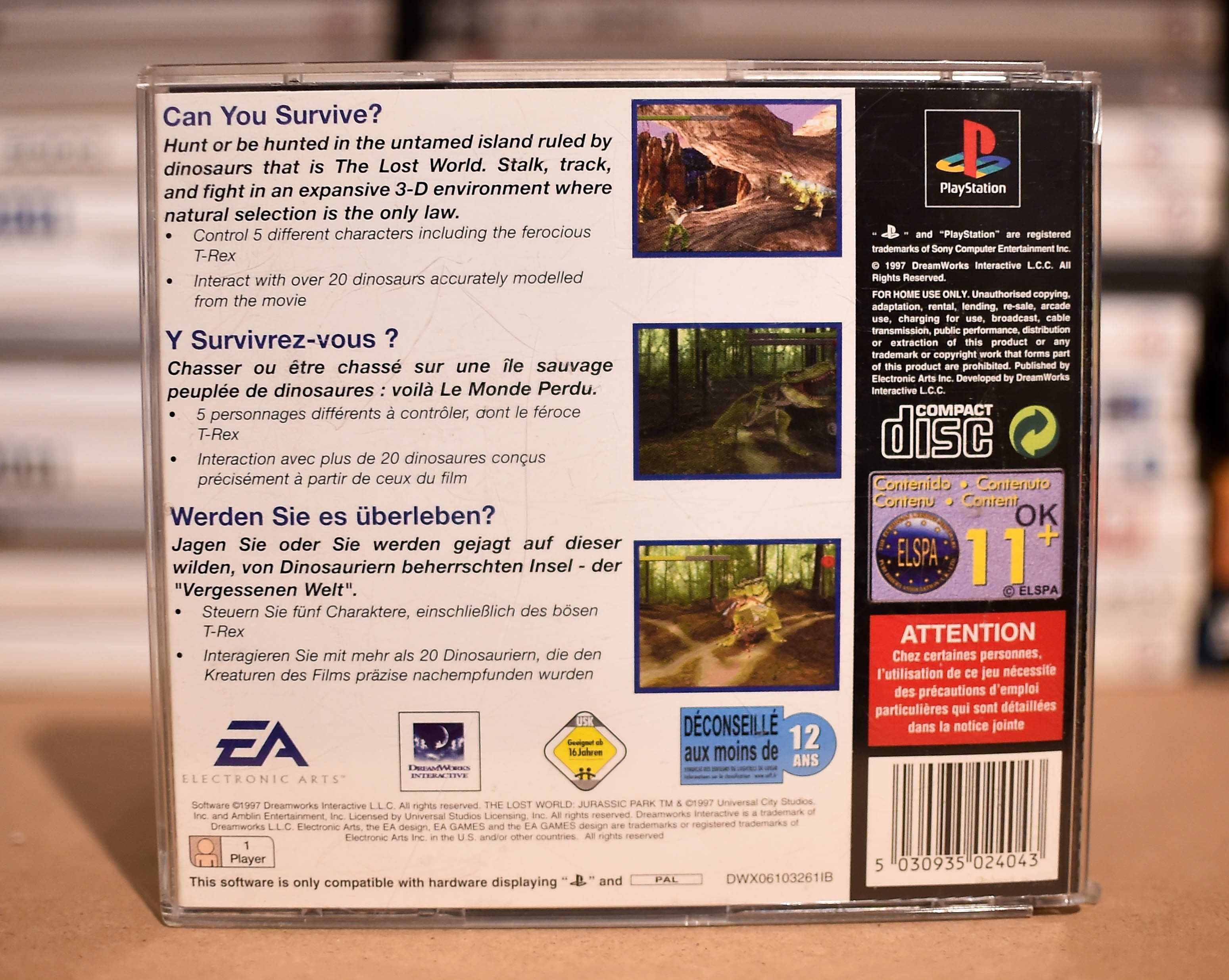 PSX/PS1 # The Lost World Jurassic World