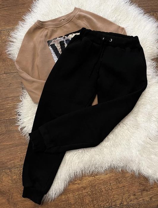 Детский костюм тёплый свитшот штаны стиль zara