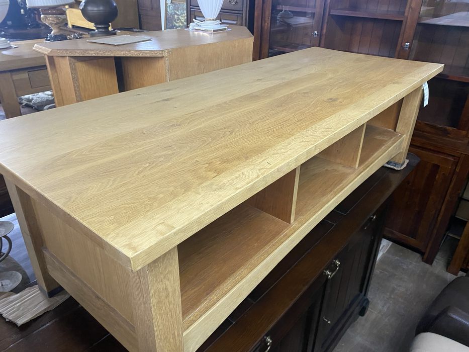 Szafka RTV drewniana dębowa solidna nowoczesna stan bdb FV DOWÓZ