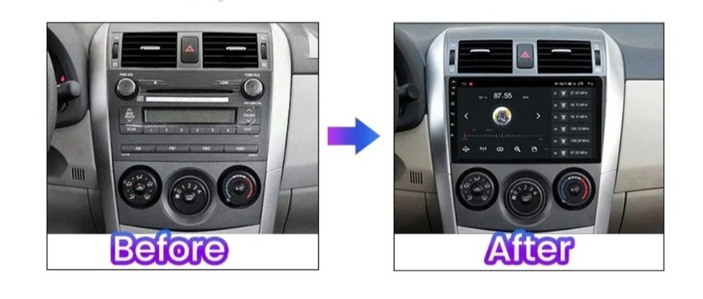 Toyota Corolla, Avensis, Camry, Rav4 Android магнітола 8/128 Carplay