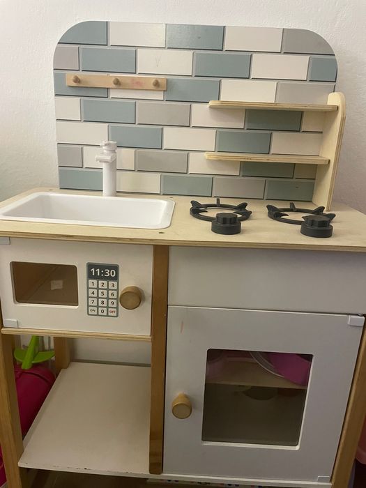 Cozinha madeira de brincar