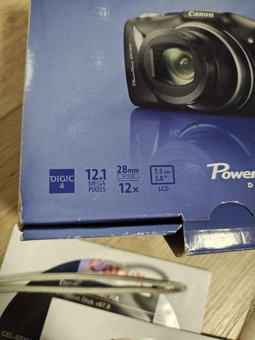 Aparat cyfrowy Canon PowerShot SX130 IS 12.1Mgpx jak nowy TOP