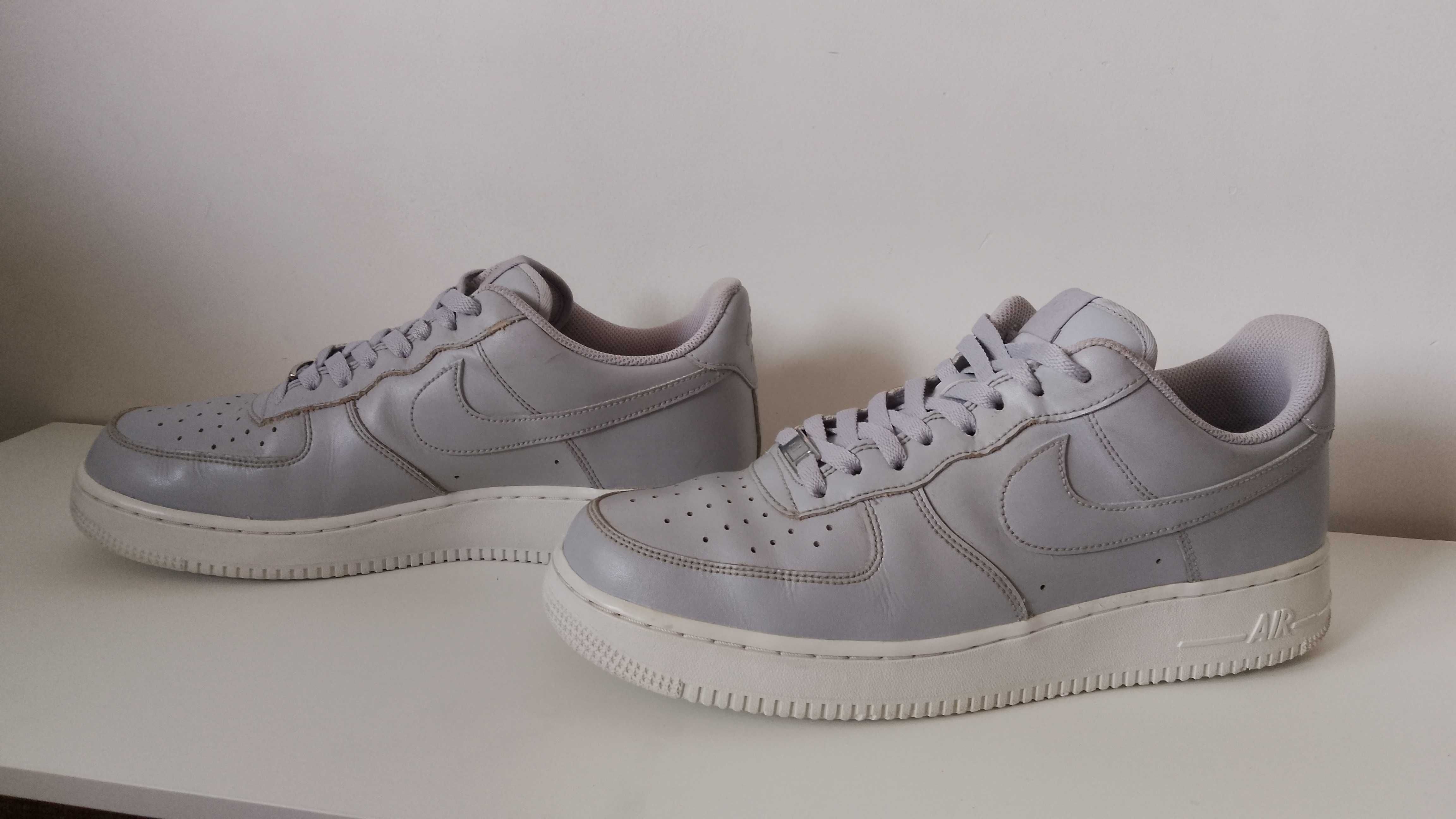NIKE AIR FORCE 1  szare rozmiar 45 wkładka 29 cm