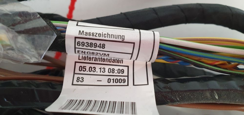 Zestaw naprawczy przewód instalacja BMW E90 e91 e92 e93 OE Nowy