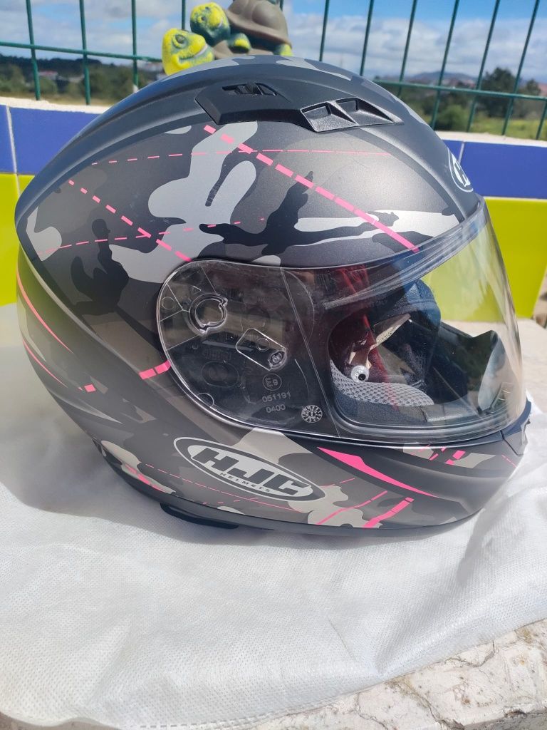 Vendo Capacete HJC Rosa