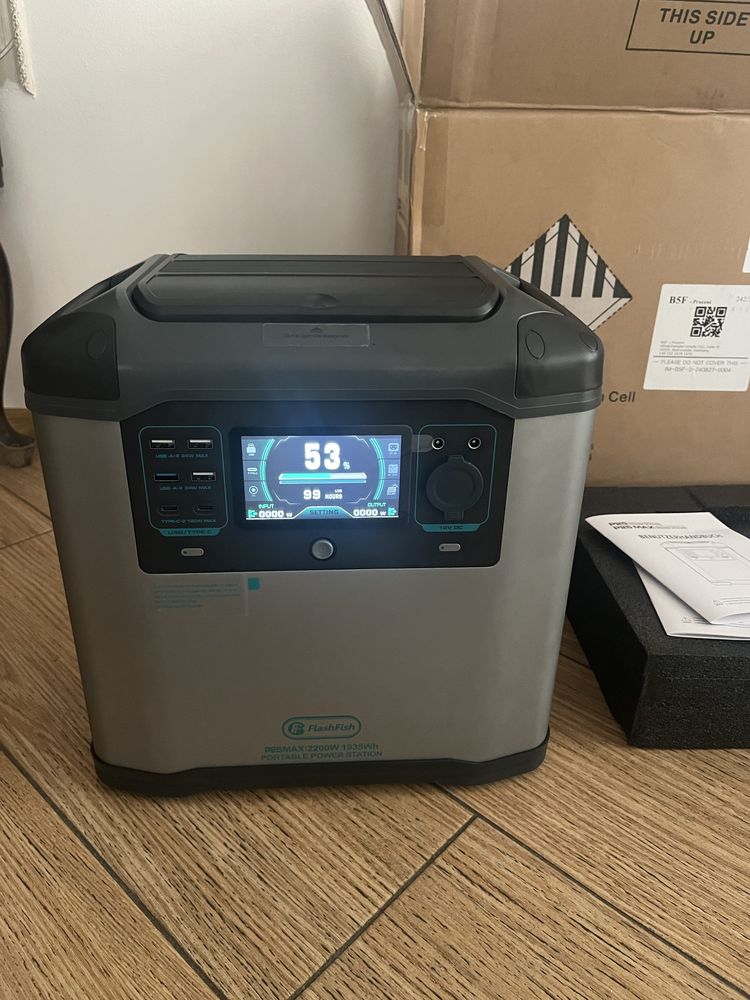 Портативна зарядна станція Flashfich P25 Max 2200W, швидка зарядка
