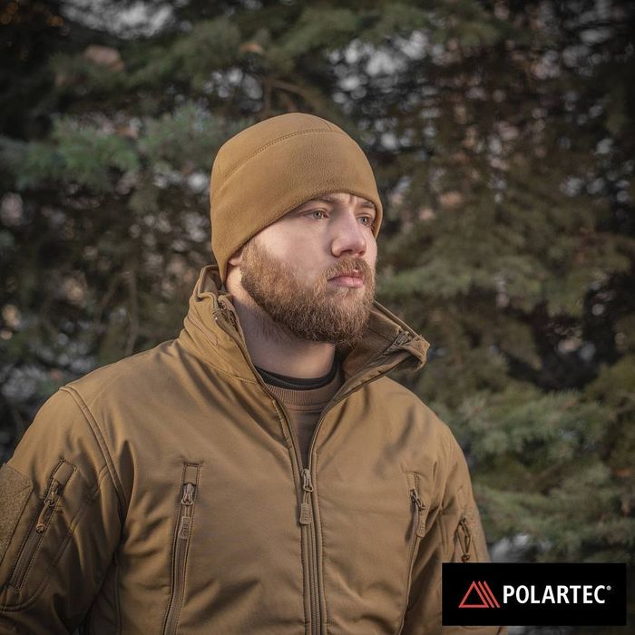 M-TAC Шапка watch cap фліс LIGHT POLARTEC олива/койот