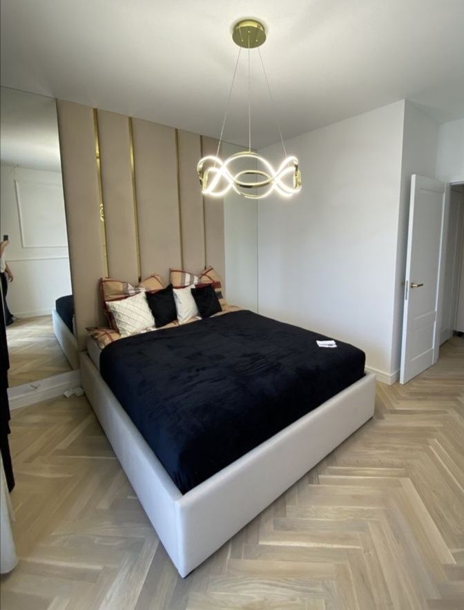 Łóżko box tapicerowany panele tapicerowane na ścianę wymiar sypialnia