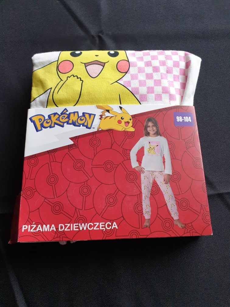Nowa piżamka Pokemon 98/104 plus gratisy