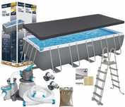 12w1 Basen Bestway 5612B 640x274x132cm Pompa Chlor Piasek