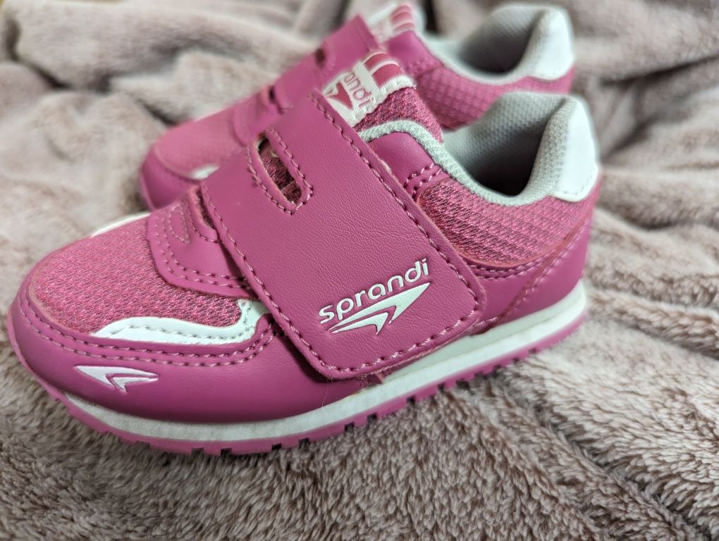 Buty sportowe na rzep Sprandi 23 różowe NOWE