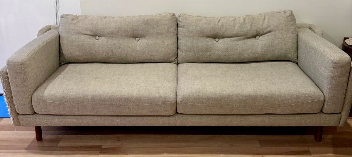 Sofa de 3 lugares e 2 poltronas