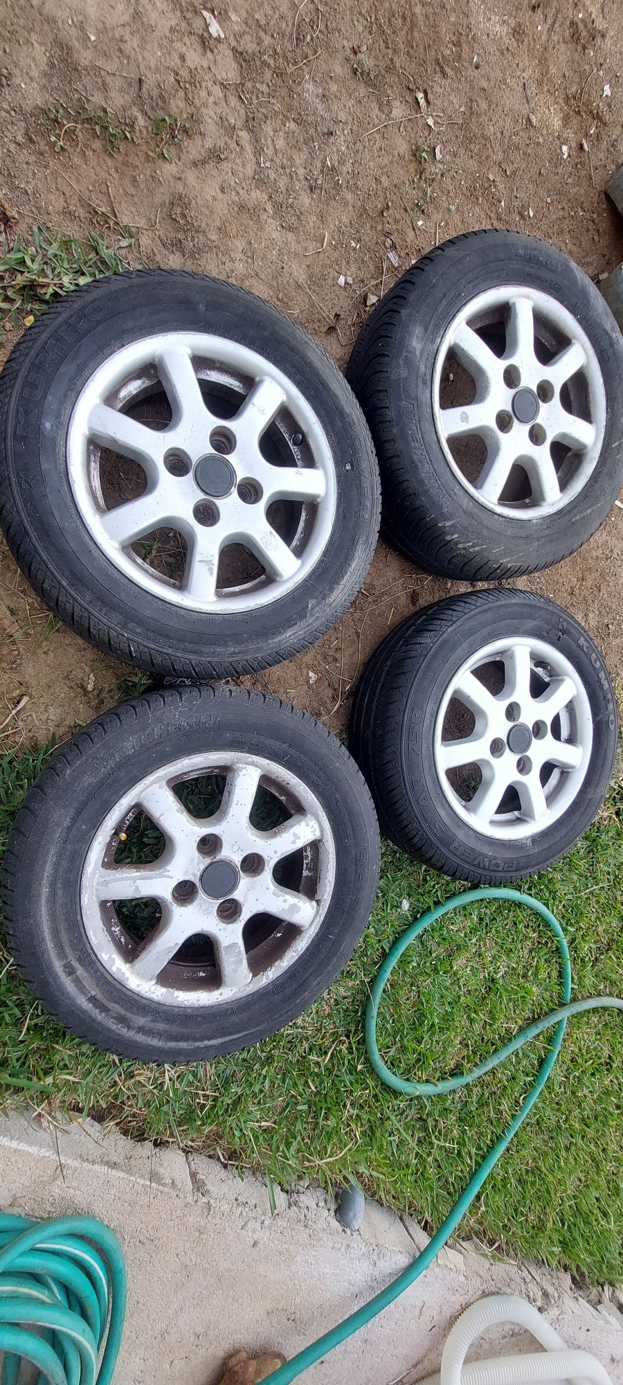 Jantes 14 4x100 com pneus