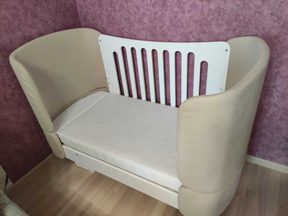Продам дитяче ліжечко (кроватку) Soft (Мама вколихала) з матрасом