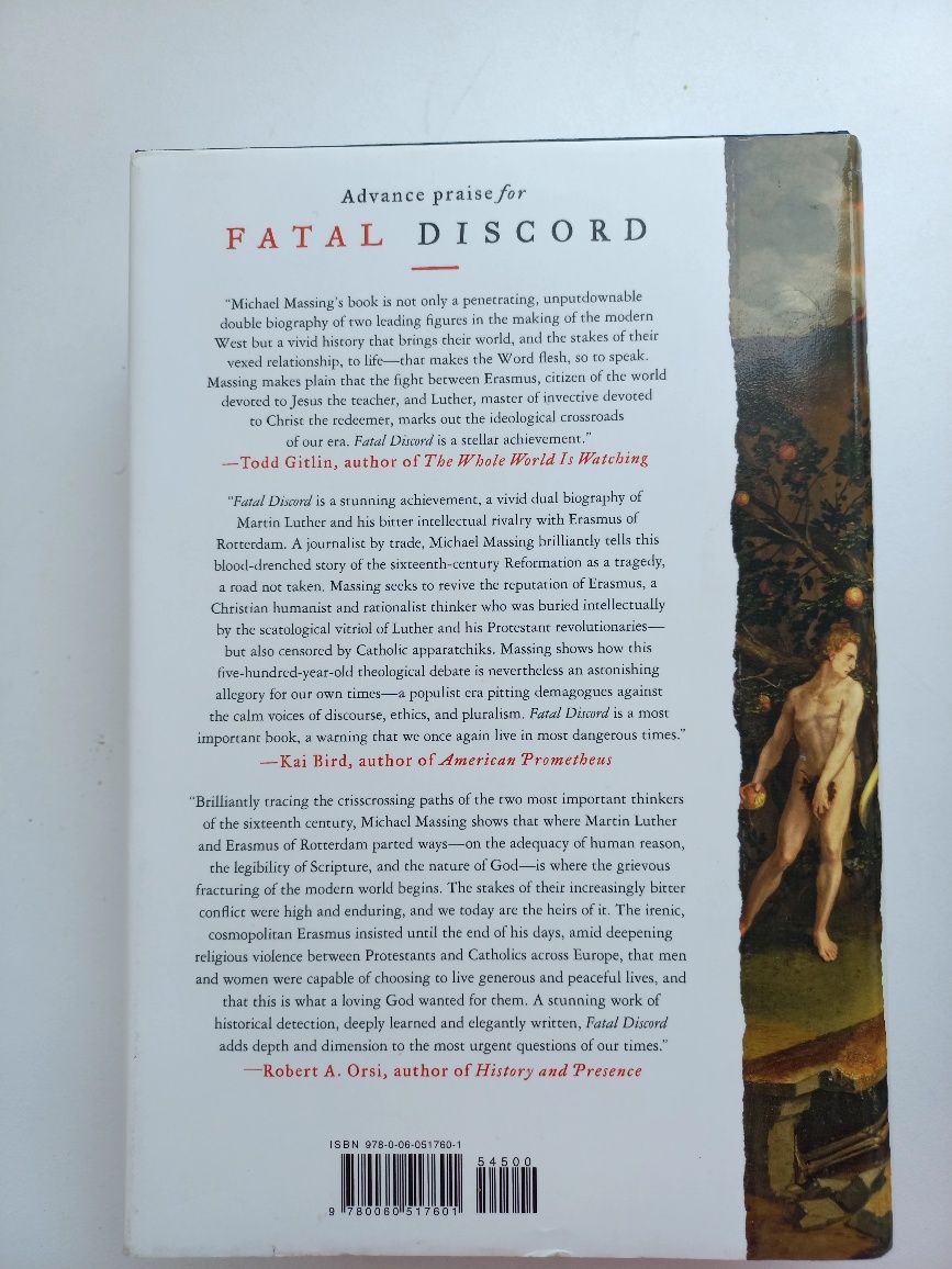 Fatal Discord: Erasmus, Luther and the Fight for the Western Mind - Mi