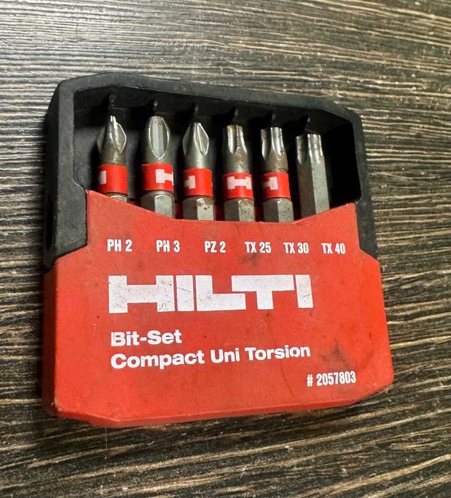 Zestaw Bitów HILTI Bit-Set Compact Uni Torsion