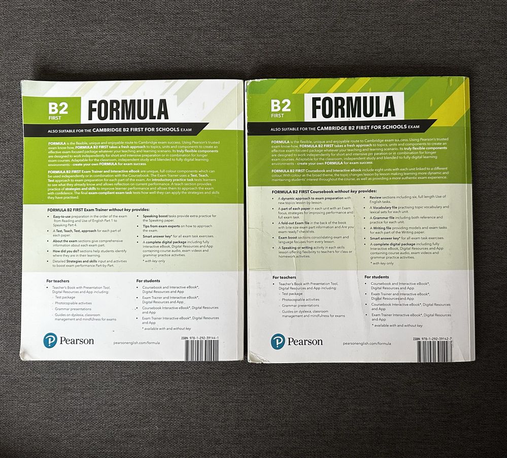 Podręcznik i ćwiczeniówka pearson formula 2B