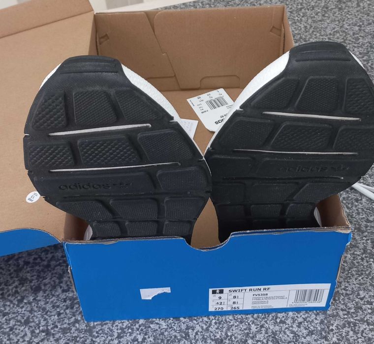 Adidas Sapatilhas Swift Run 42 usadas só 1 dia. Novas.