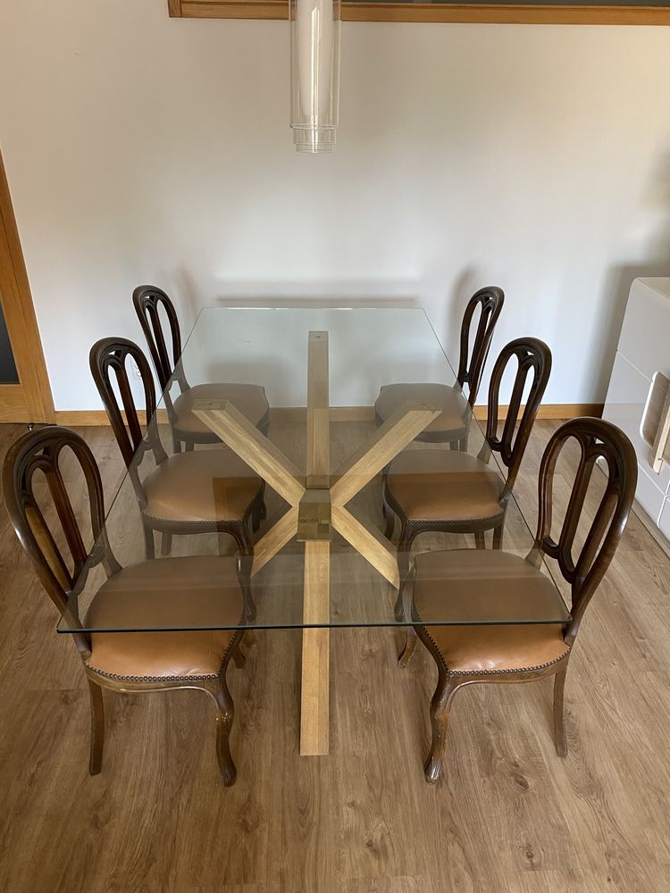 Conjunto 6 Cadeiras Cerejeira