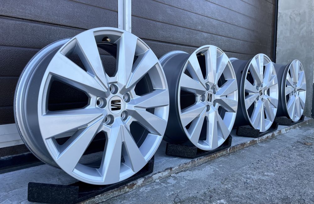 4x felgi aluminiowe 5x100 r17 et48 6,5J Alufelgi Oryginał Seat 17”