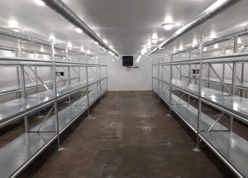 Стелажі складські. Підсилені. З полицями. Для щин та коліс. Металеві