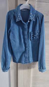 Dziewczęca koszula jeansowa r. 128 Coccodrillo