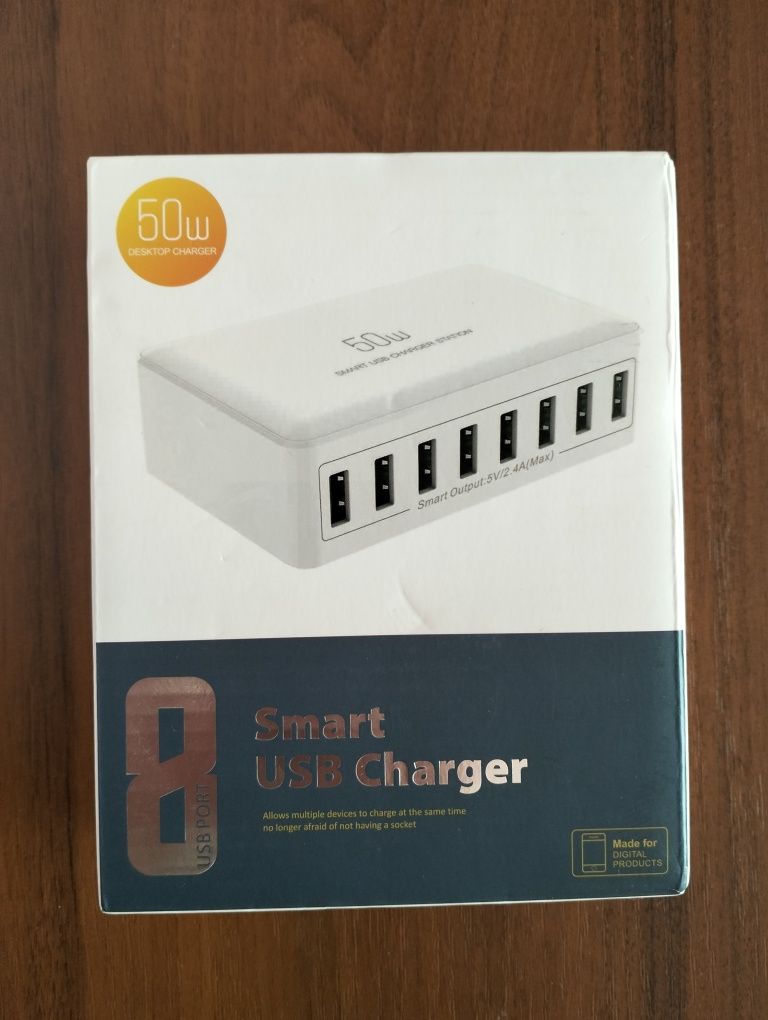 Зарядна станція 50W Smart USB Charger Station