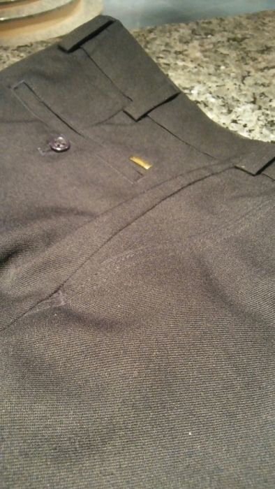 Spodnie męskie do garnituru marki Oakman L 30% wełny kupione w Tkmaxx