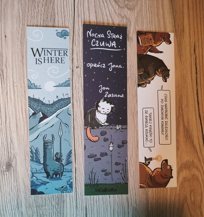 Zestaw 3 zakładek Molom