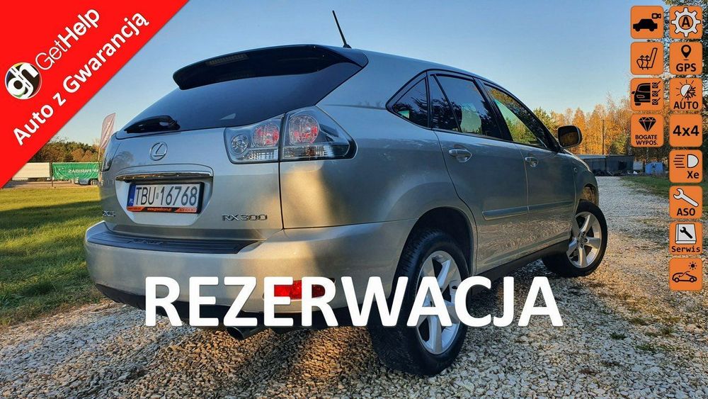 Lexus RX 3.0 VVTi 204KM # 4x4 # Niski Przebieg # Full Opcja # Super Stan !