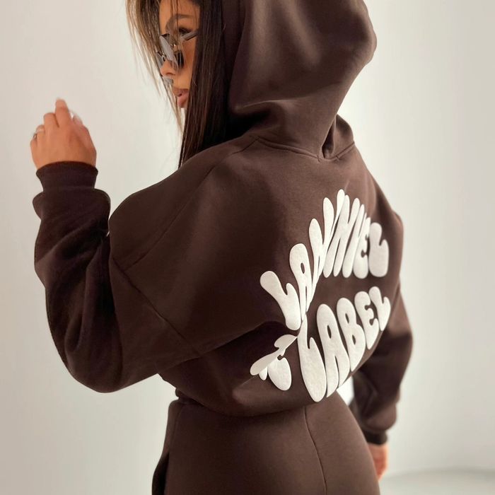 Komplet damski La Manuel Baddie XS S M L czarny beżowy khaki czekolada