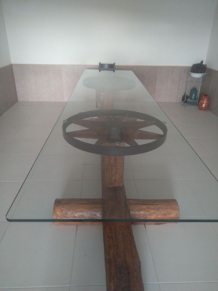 Vendo mesa rustica