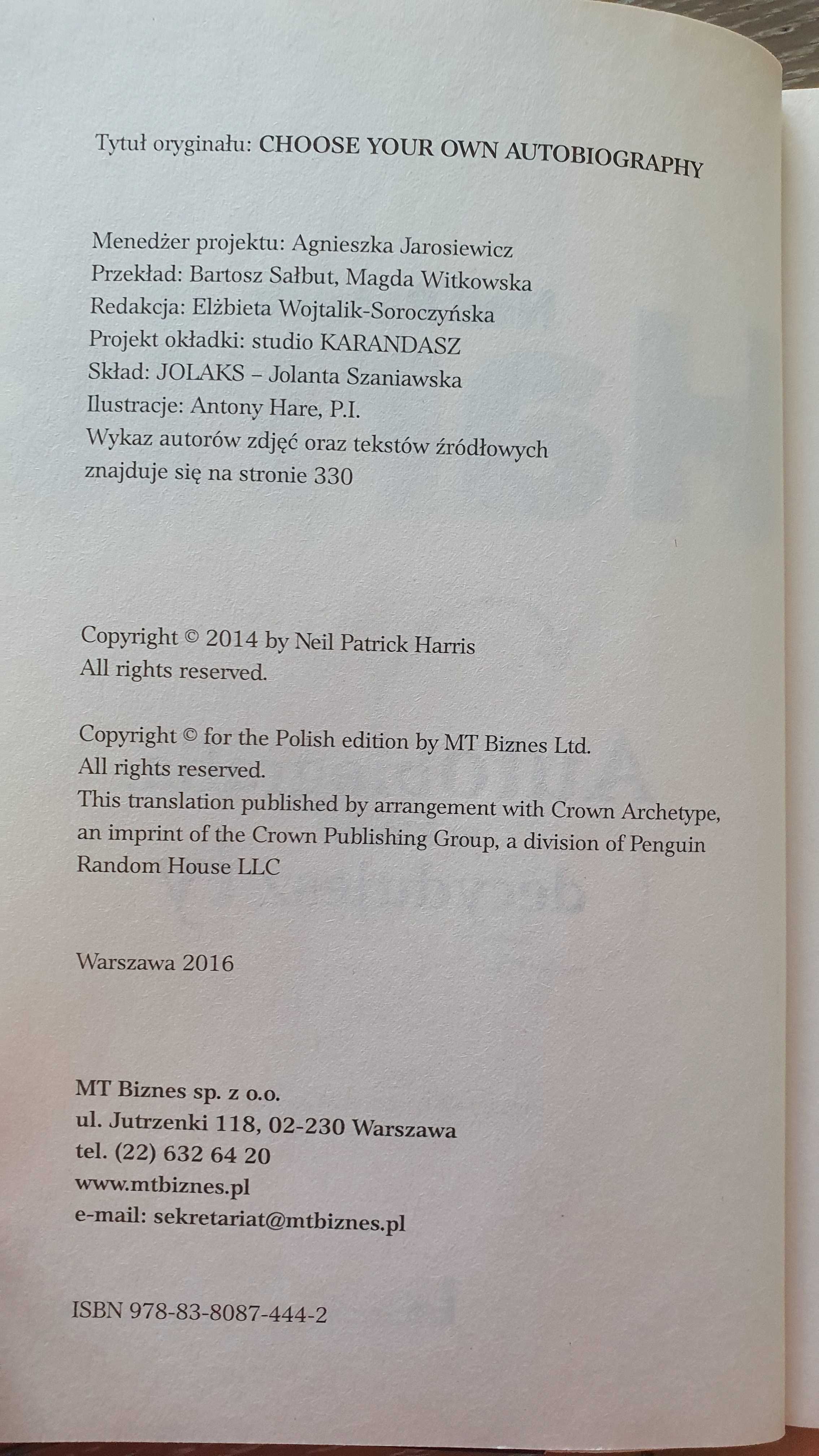 Neil Patrick Harris - Autobiografia, w której decydujesz ty
