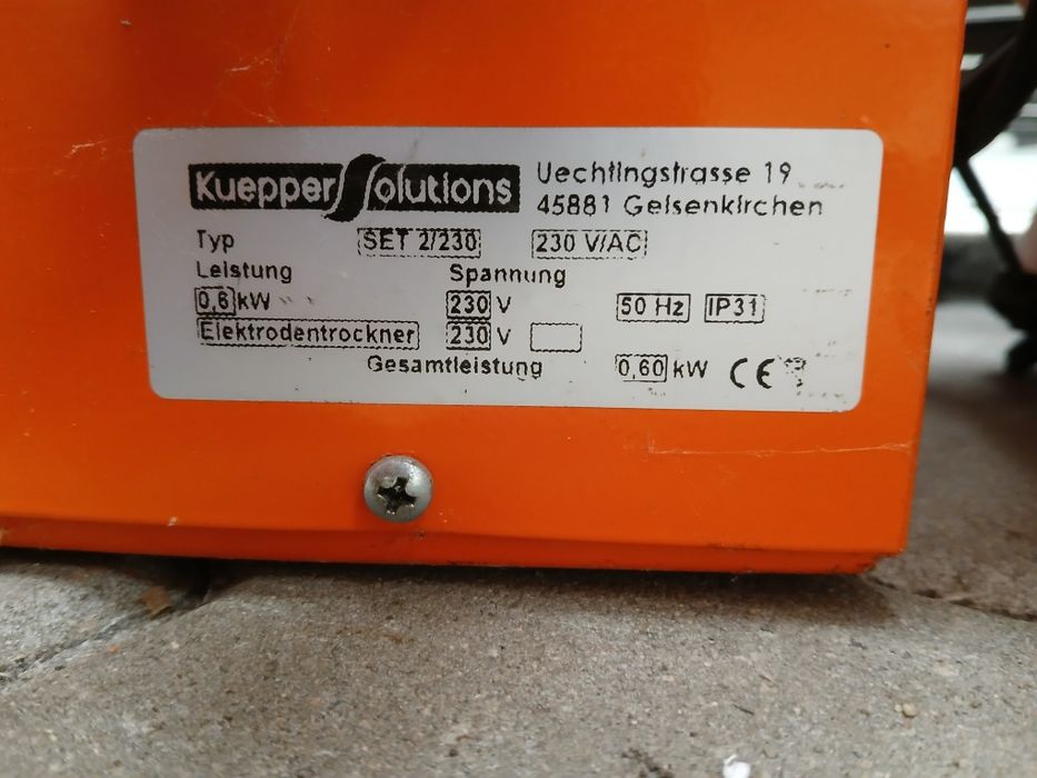 Piec do wygrzewania elektrod