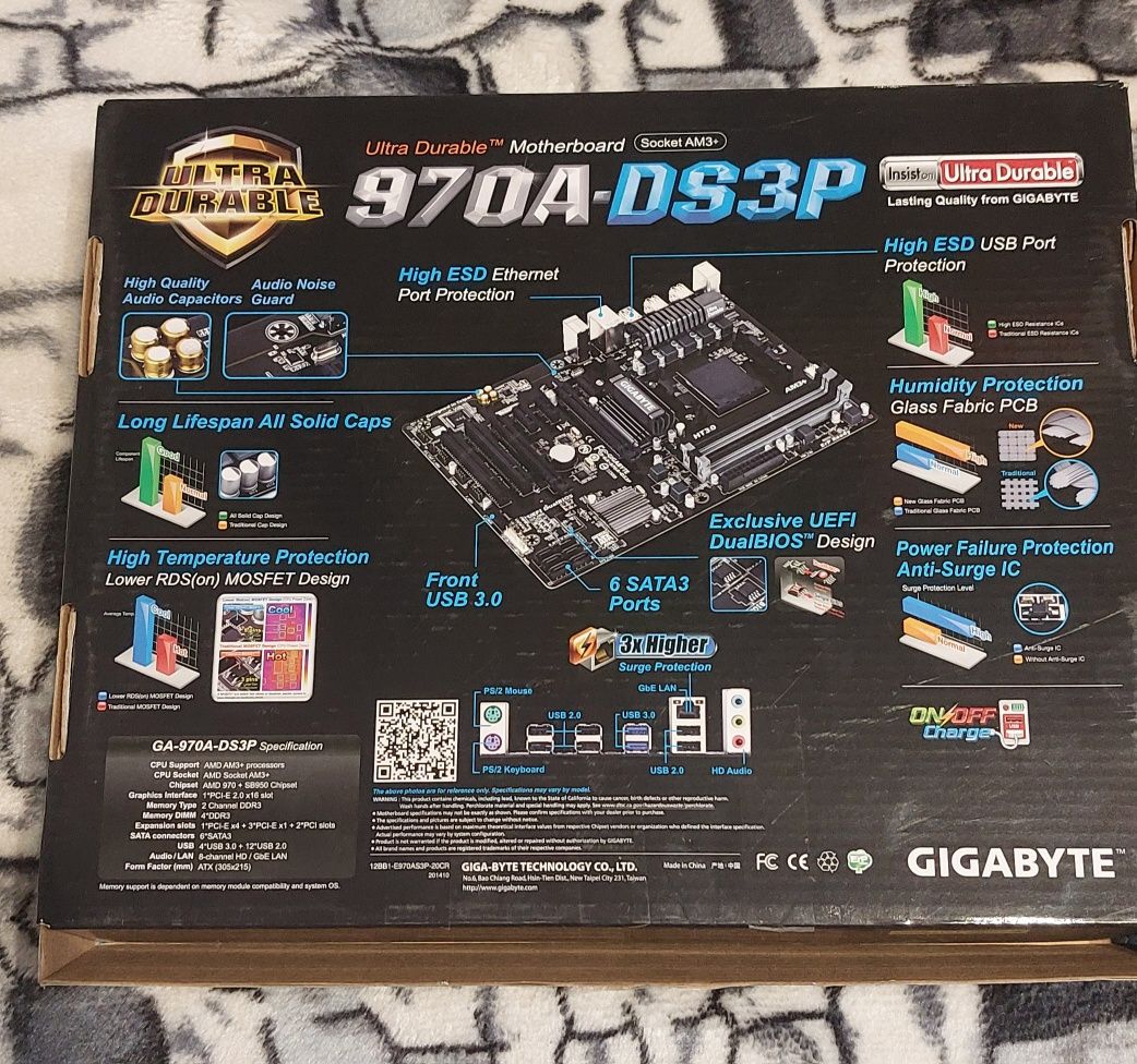 FX6300 Gigabyte 970A-DS3P 16GB RAM