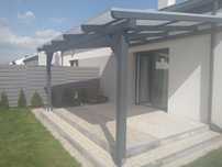 Zadaszenie tarasu/Pergola - drewno klejone