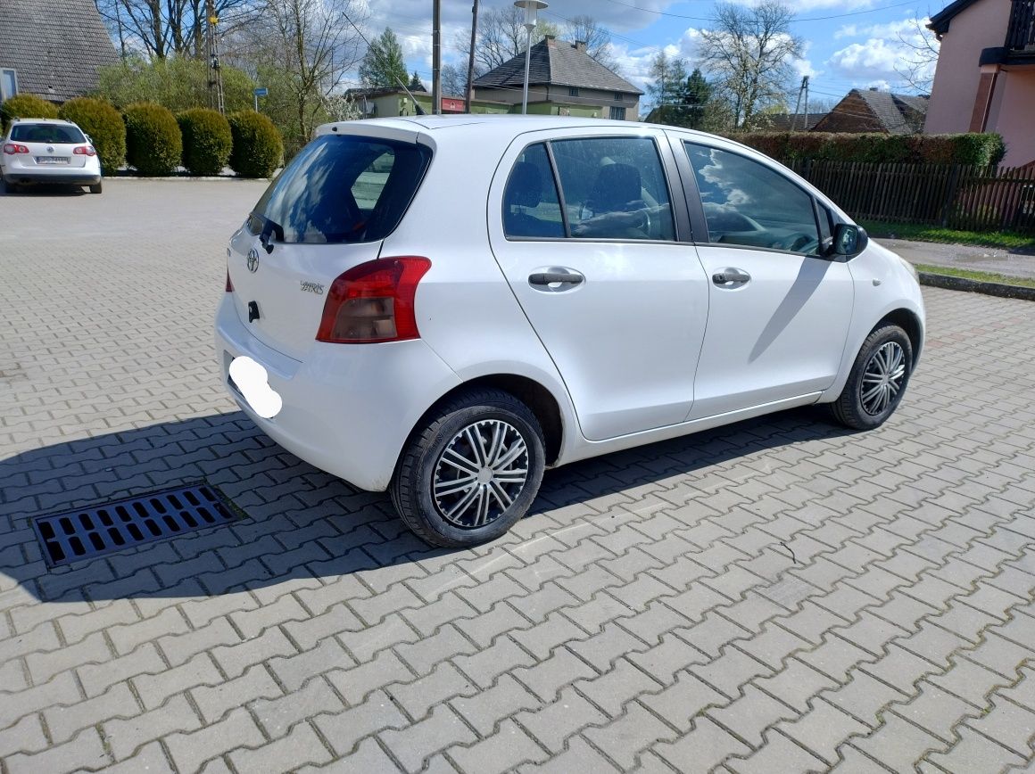 Toyota Yaris gaz, po sewisie