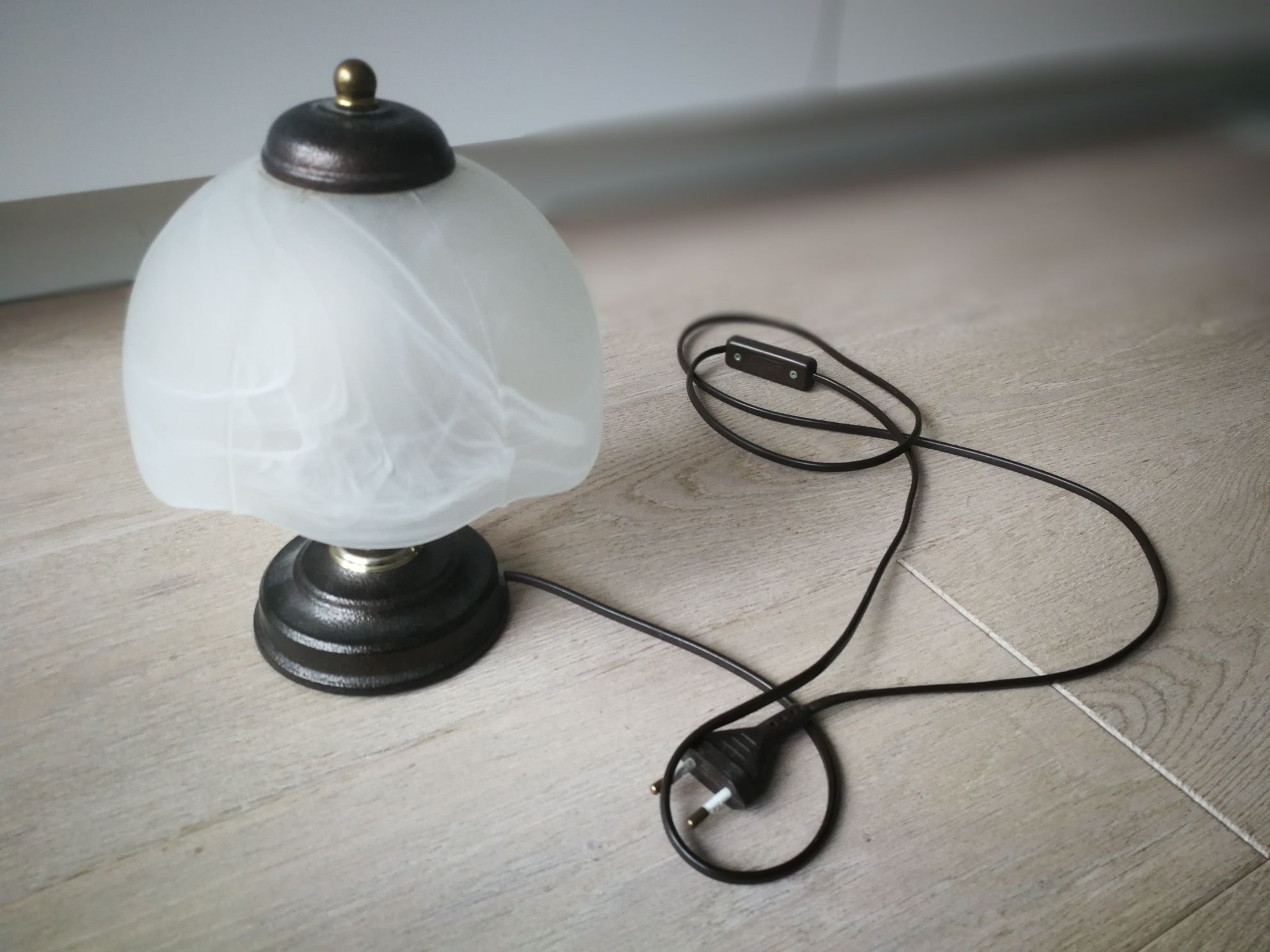 Lampka lampa stojąca retro antyk