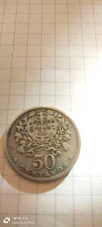Venda de moeda 50 centavos de 1946